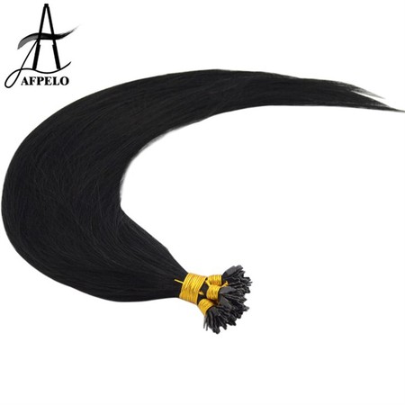Fan tip Micro-ring hair extensions